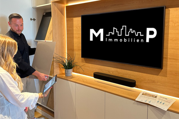 Blick in das Büro von MP Immobilien
