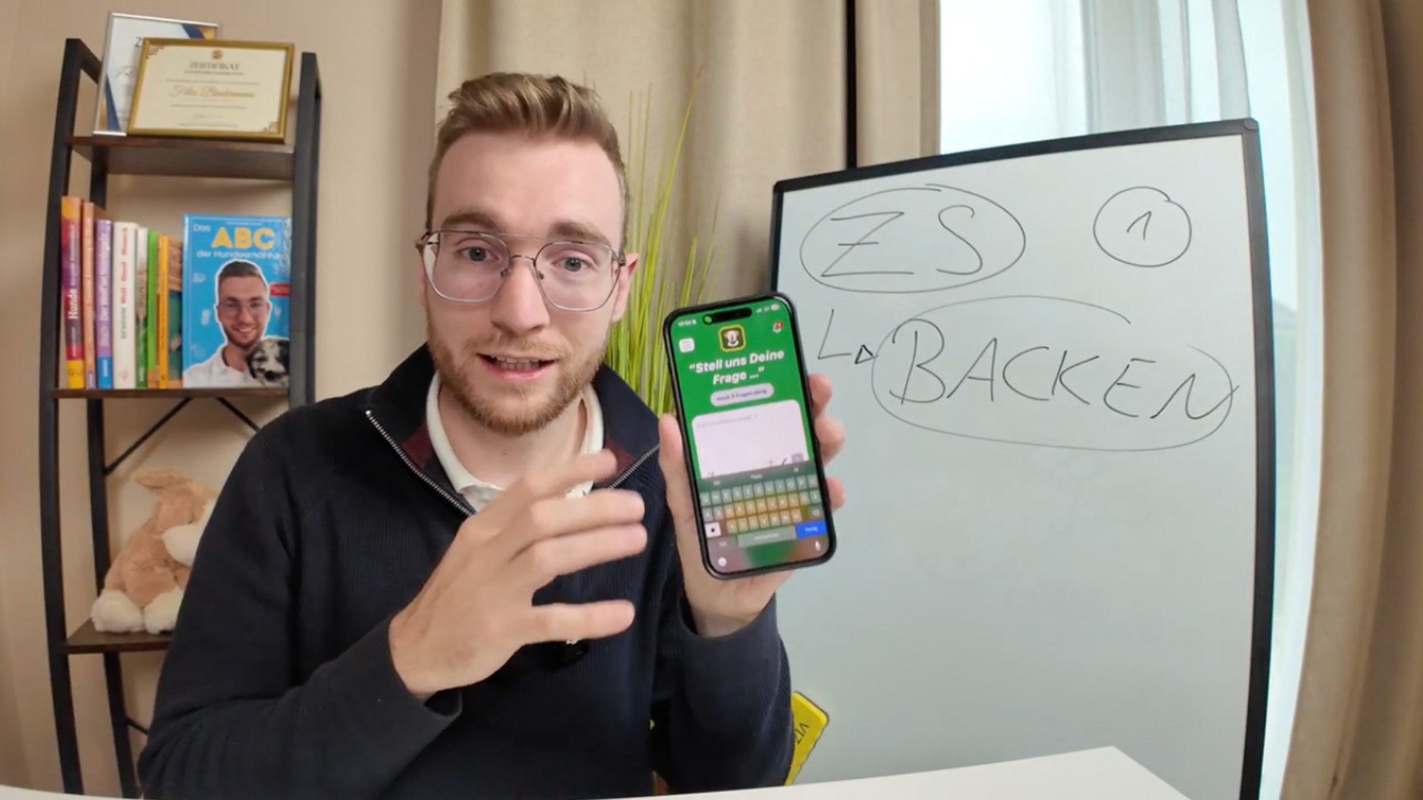 Die Wuffio App verbindet individuelle Ernährungsberatung für Hunde und generelle Tipps für Hundegesundheit.