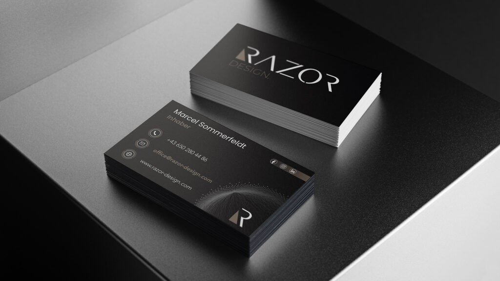 Razor Design e.U. setzt strategisches Marketing und modernes Design für nachhaltigen Markenaufbau ein.
