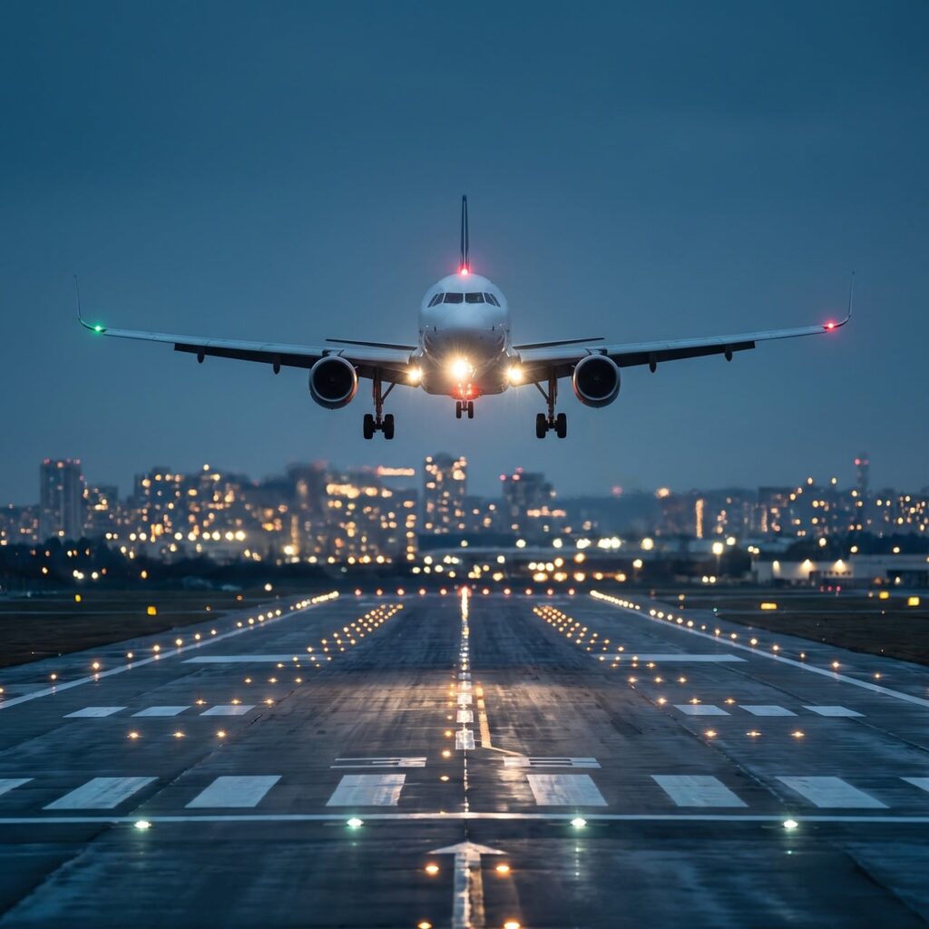 Ein leeres Rollfeld zeigt sinnbildlich, dass der Flughafen Nürnberg gesperrt ist – Foto: CHAS_ARTIST / Pixabay